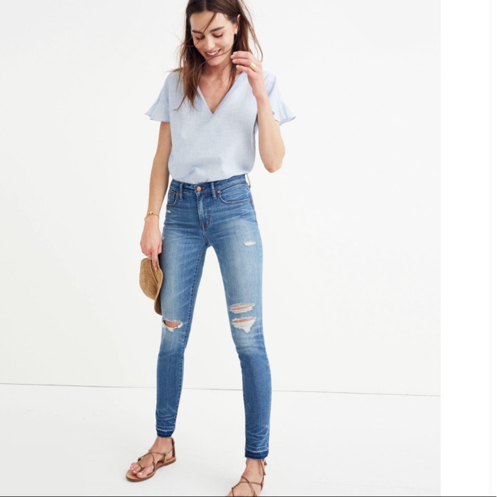 NWT Madewell 9” High Rise Skinny Jeans- Sz 32